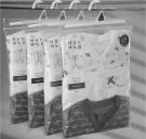 Resealable Poly Bags With Hangers / Ziplock Plastic Bag with Hook.