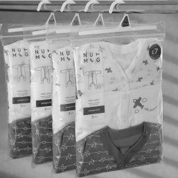 Resealable Poly Bags With Hangers / Ziplock Plastic Bag with Hook.